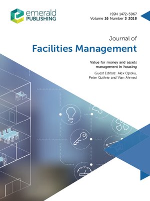 cover image of Journal of Facilities Management , Volume 16, Number 3